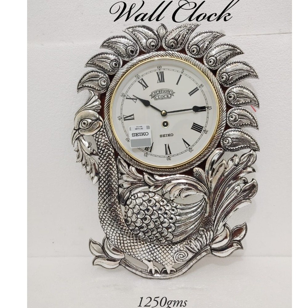 Silver clock