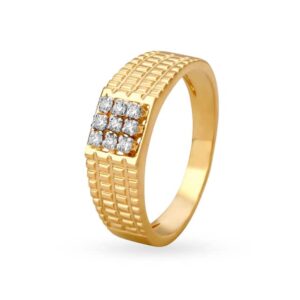 916 gold light weight design ring