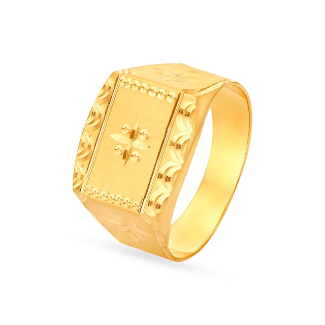 916 gold modern design ring