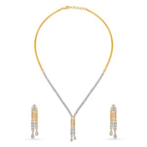 916 Yellow Gold Heritage Design Necklace Set