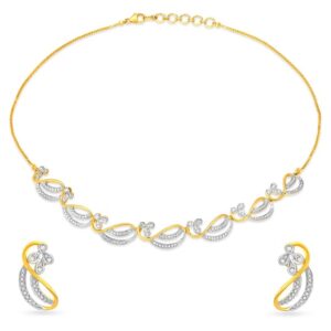 22k Gold Enduring Design Necklace Set