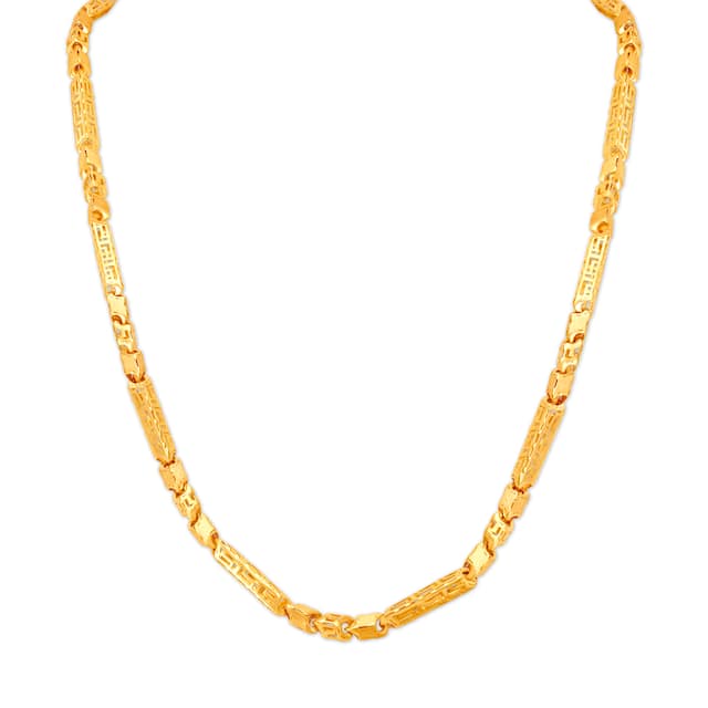 Plain Gold Yellow Delicate Chain