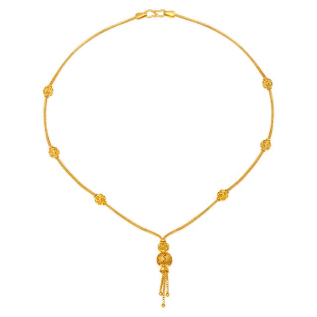 Gold Plain Dazzling Design Chain