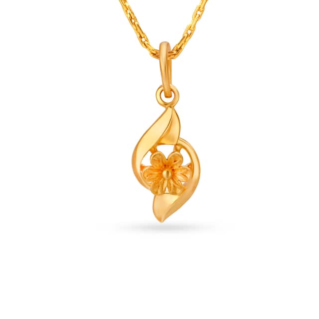 Gold Plain Design Pendants