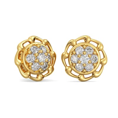 Gold Elegant Earrings