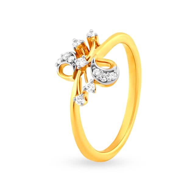 22k Gold Dazzling Ring