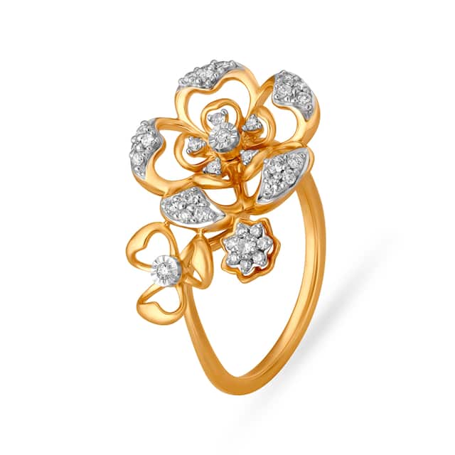 22k Yellow Gold Royal Ring
