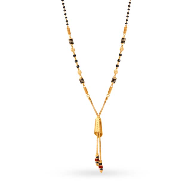 Gold Yellow Handmade Design Mangalsutra