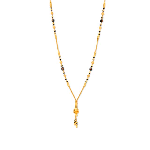 Gold Yellow Fancy Design Mangalsutra