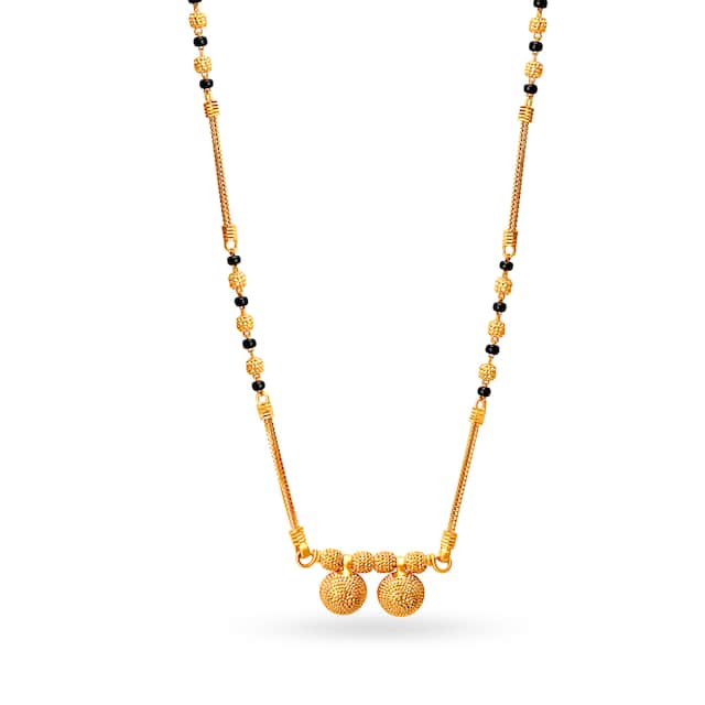 Gold Yellow Modern Design Mangalsutra