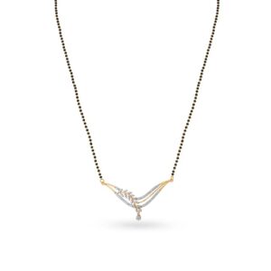 Gold Yellow Modern Design Mangalsutra