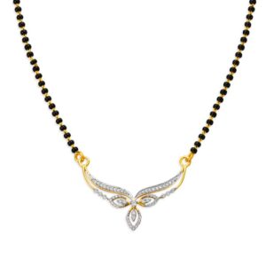 Gold Yellow Unique Design Mangalsutra