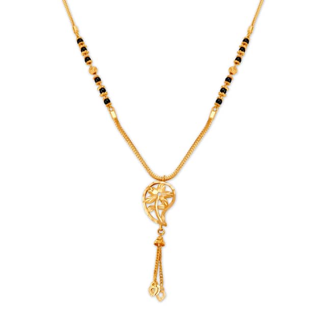 Gold Yellow Design Design Mangalsutra