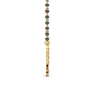 18K Gold Floral Design Mangalsutra BMS003