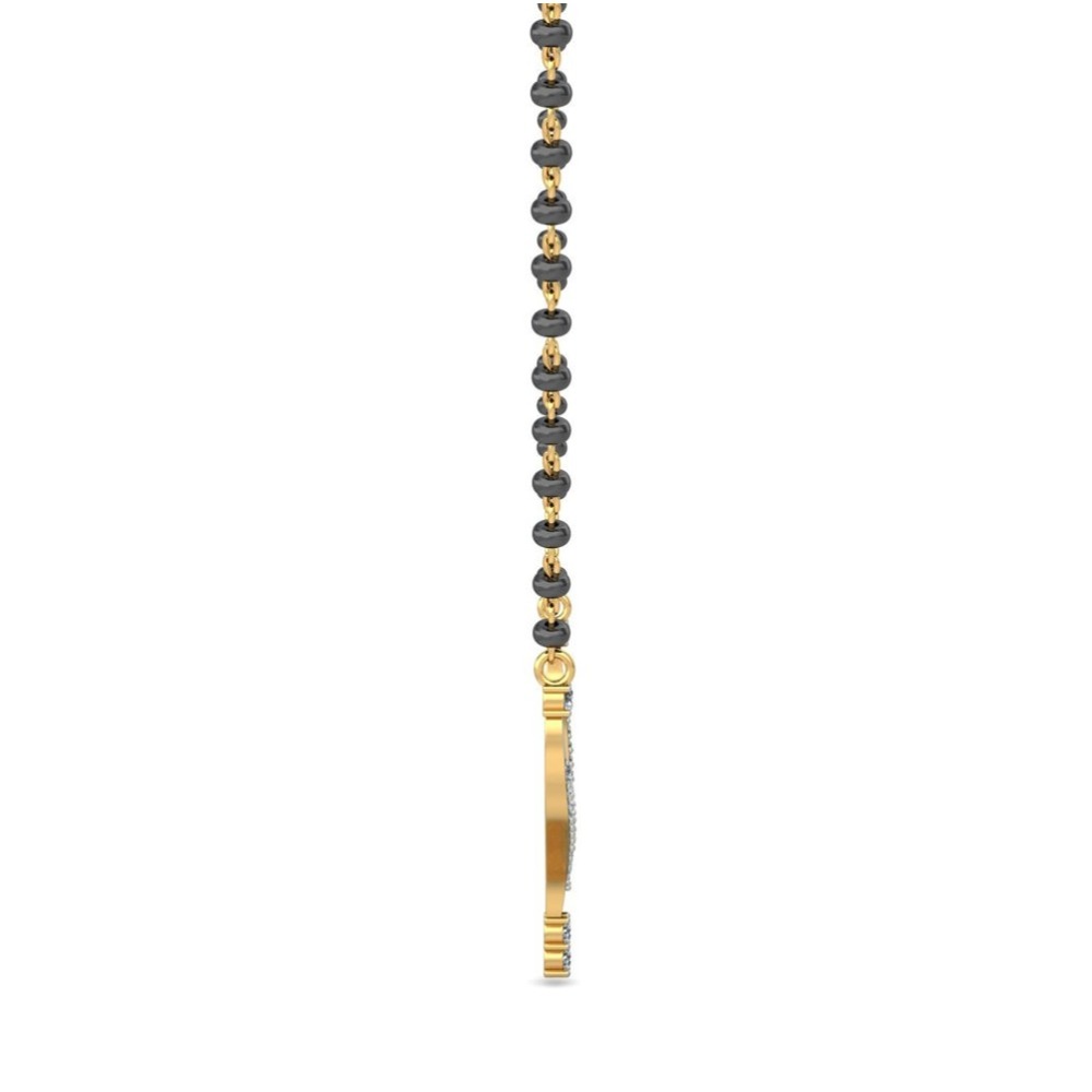 18K Gold Designer Mangalsutra BMS002 - Image 5