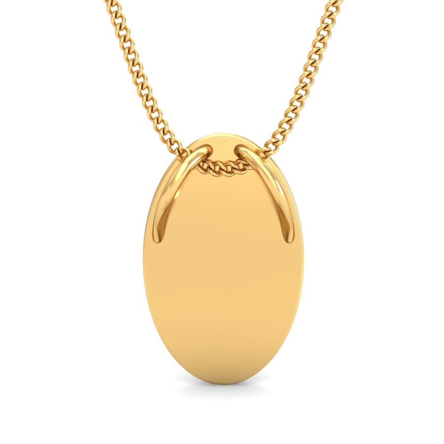 916 Gold Sparkling Pendant BPDP022 - Image 2