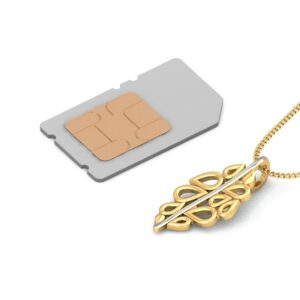 916 Gold Pretty Pendant BPDP018