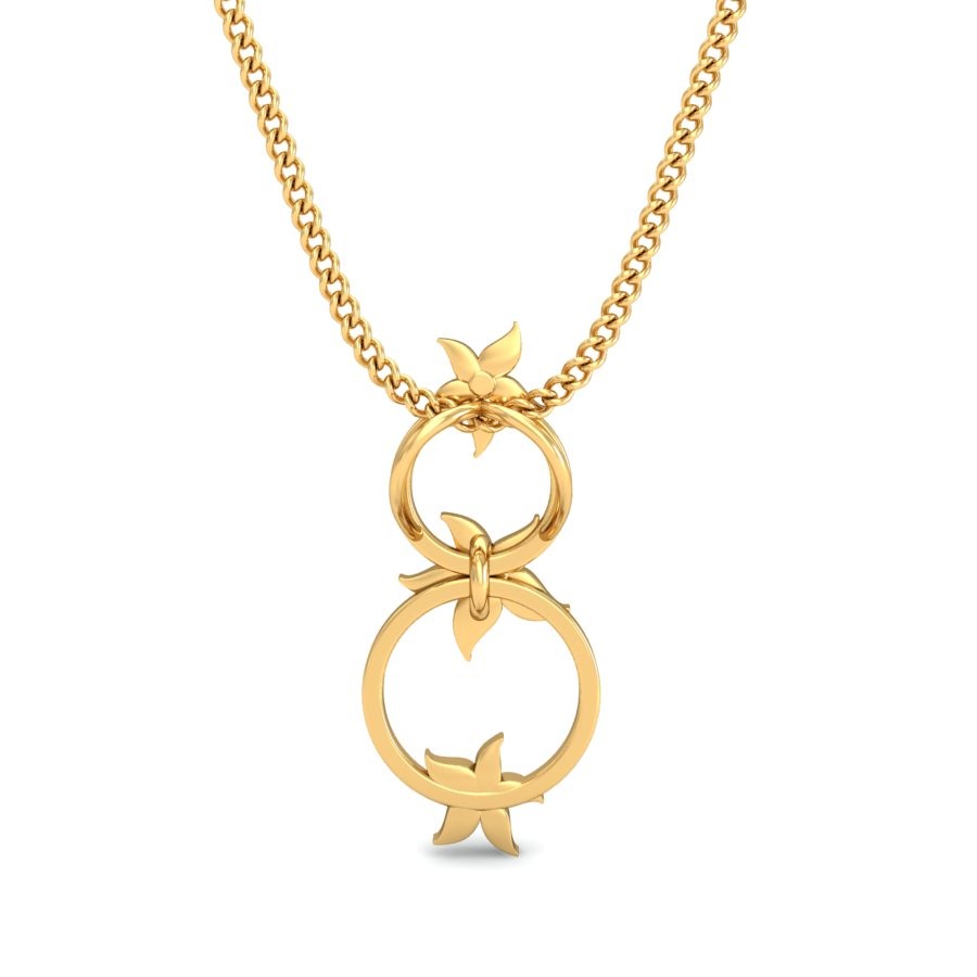 916 Gold Beautiful Pendant BPDP017 - Image 2