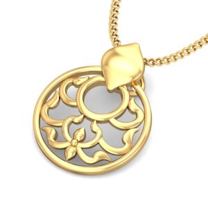 916 Gold Antique Pendant BPDP015