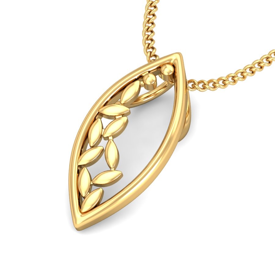 916 Gold Elegant Pendant BPDP012 - Image 4