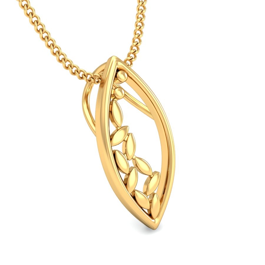 916 Gold Elegant Pendant BPDP012 - Image 3