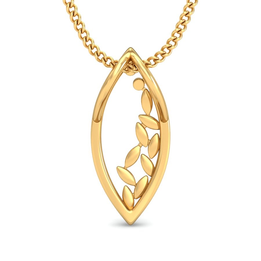 916 Gold Elegant Pendant BPDP012 - Image 2