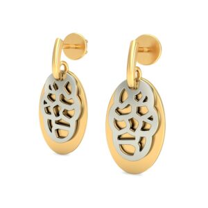 916 Gold Classy Earrings BERP022