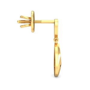 916 Gold Unique Earrings BERP020