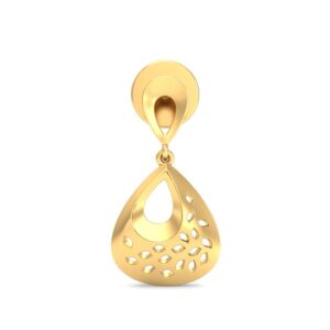 916 Gold Unique Earrings BERP020