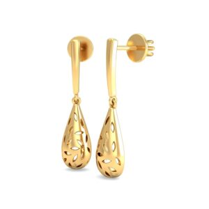 916 Gold Pretty Earrings BERP019