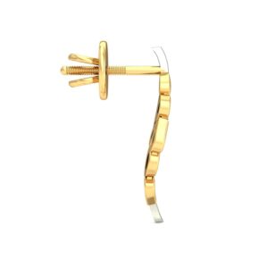 916 Gold Beautiful Earrings BERP018