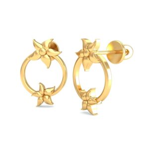 916 Gold Stunning Earrings BERP017