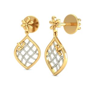 916 Gold Antique Earrings BERP016