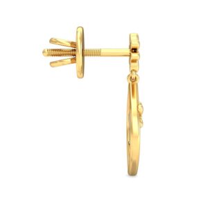 916 Gold Antique Earrings BERP016