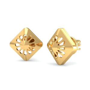 916 Gold Fancy Earrings BERP014