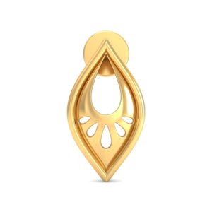 916 Gold Delicate Earrings BERP011