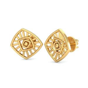 916 gold unique earrings berp009