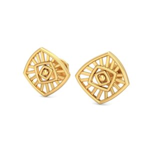 916 gold unique earrings berp009