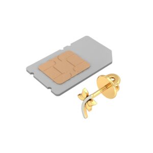 916 Gold Royal Earrings BERP008