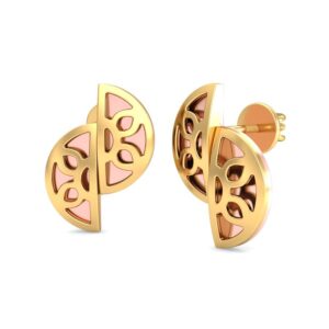 916 Gold Dazzling Earrings BERP007