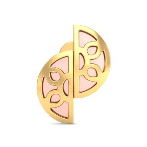 916 Gold Dazzling Earrings BERP007