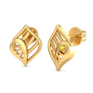 916 Gold Classic Earrings BERP005