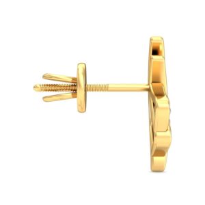 916 Gold Modern Earrings BERP004