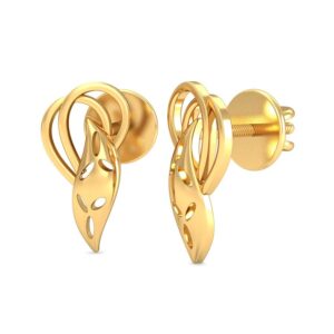 916 Gold Daily Wear Earrings BERP003