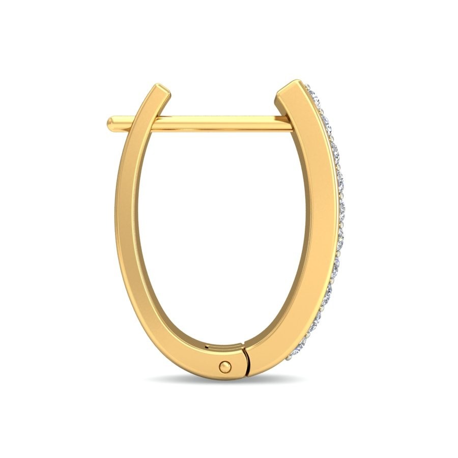 Gold sunshine earring ber 077