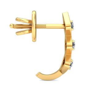 Gold fancy earring ber 069