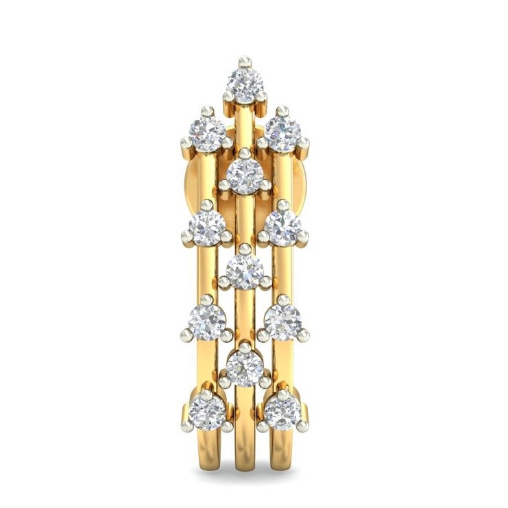 Gold antique earring ber 068