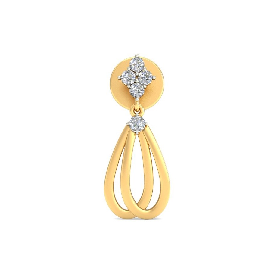 Gold glorious earring ber 065