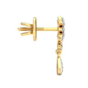 Gold gorgeous design earring ber 060