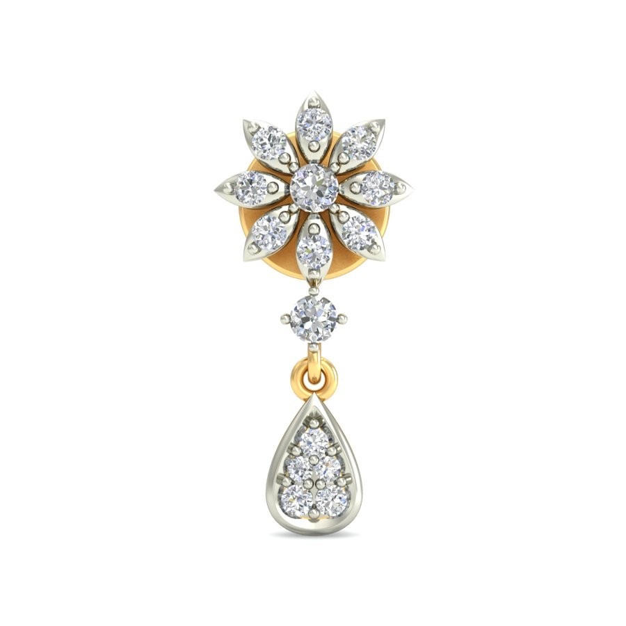 Gold gorgeous design earring ber 060